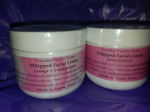 Whipped Face and Body Cream Frankincense & Orange