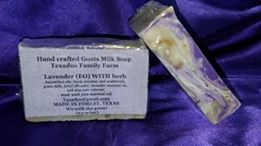 Lavender WITH dried herb Soap Bar