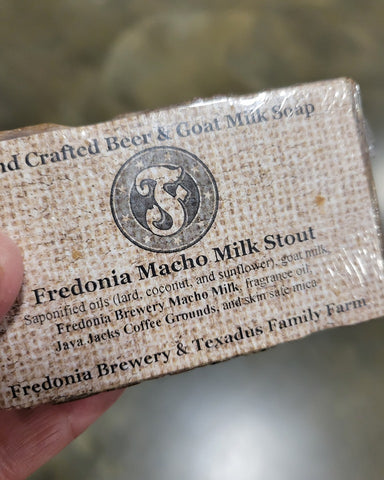 Macho Milk Stout Fredonia Beer Soap Bar